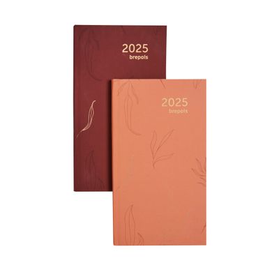 Agenda de poche Flo&Fleur - 1 semaine sur 2 pages - 9 x 16 cm - disponible dans différents modèles - Brepols
