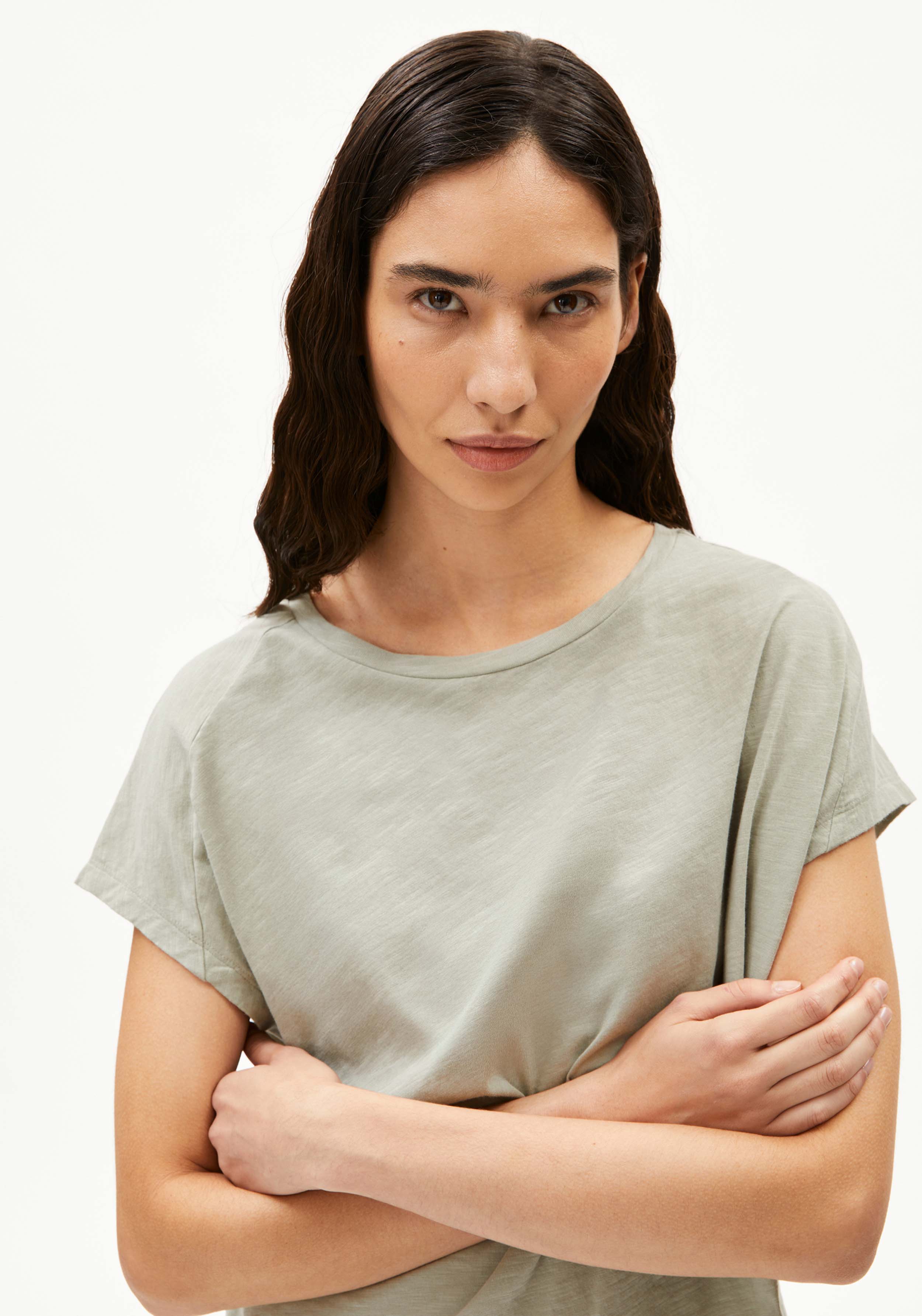 Armedangels T-Shirt Oneliaa Seagreen
