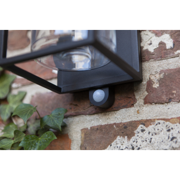 Lutec solar buitenwandlamp Flair met dag/nacht en bewegingssensor