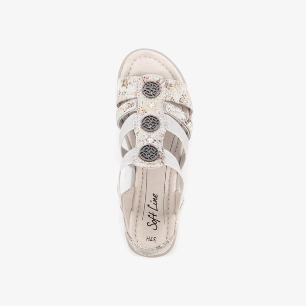 Softlines dames sandalen grijs