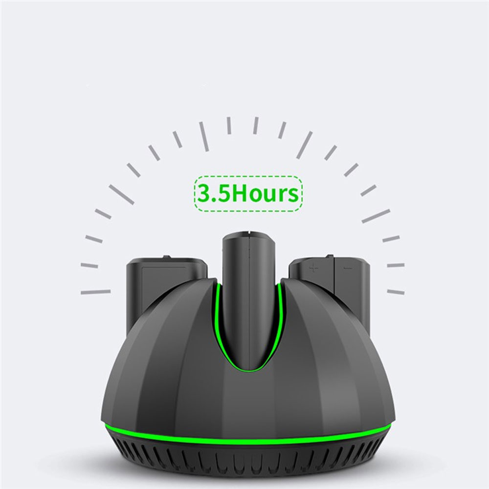 Ladegerät Dockingstation Charging Dock für 4x Xbox Wireless Controller mit LED Ladeanzeige und 4x 1100mAh Akkus - Weiss