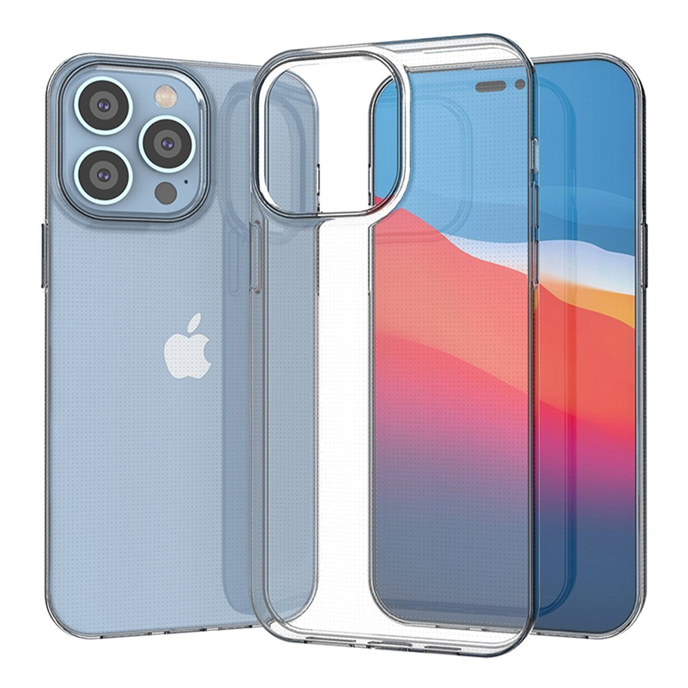 iPhone 14 Pro Max Gummi Case Hülle Slim Design 1.0 mm - Transparent