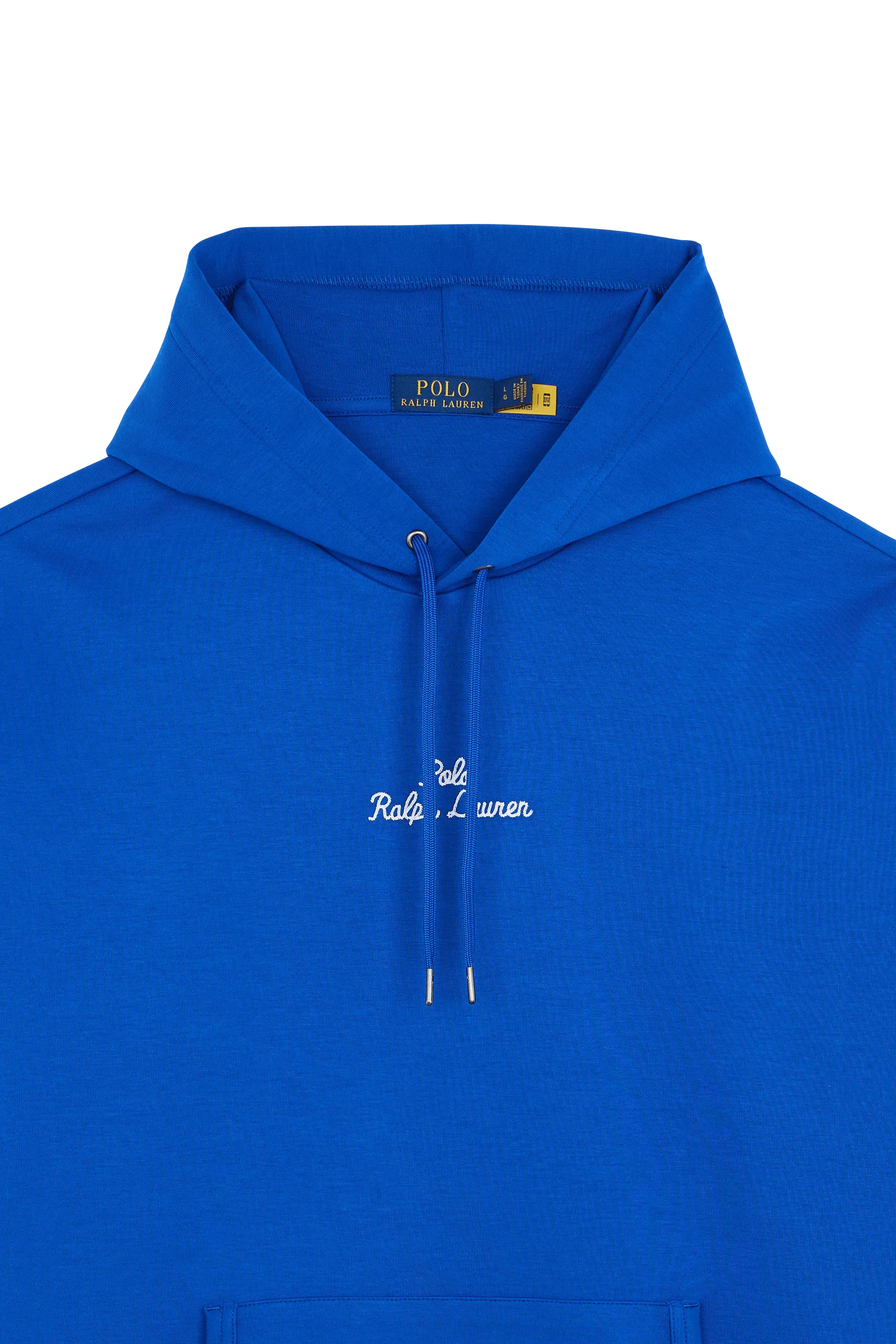 POLO RALPH LAUREN Hoodie DOUBLE KNIT Bleu