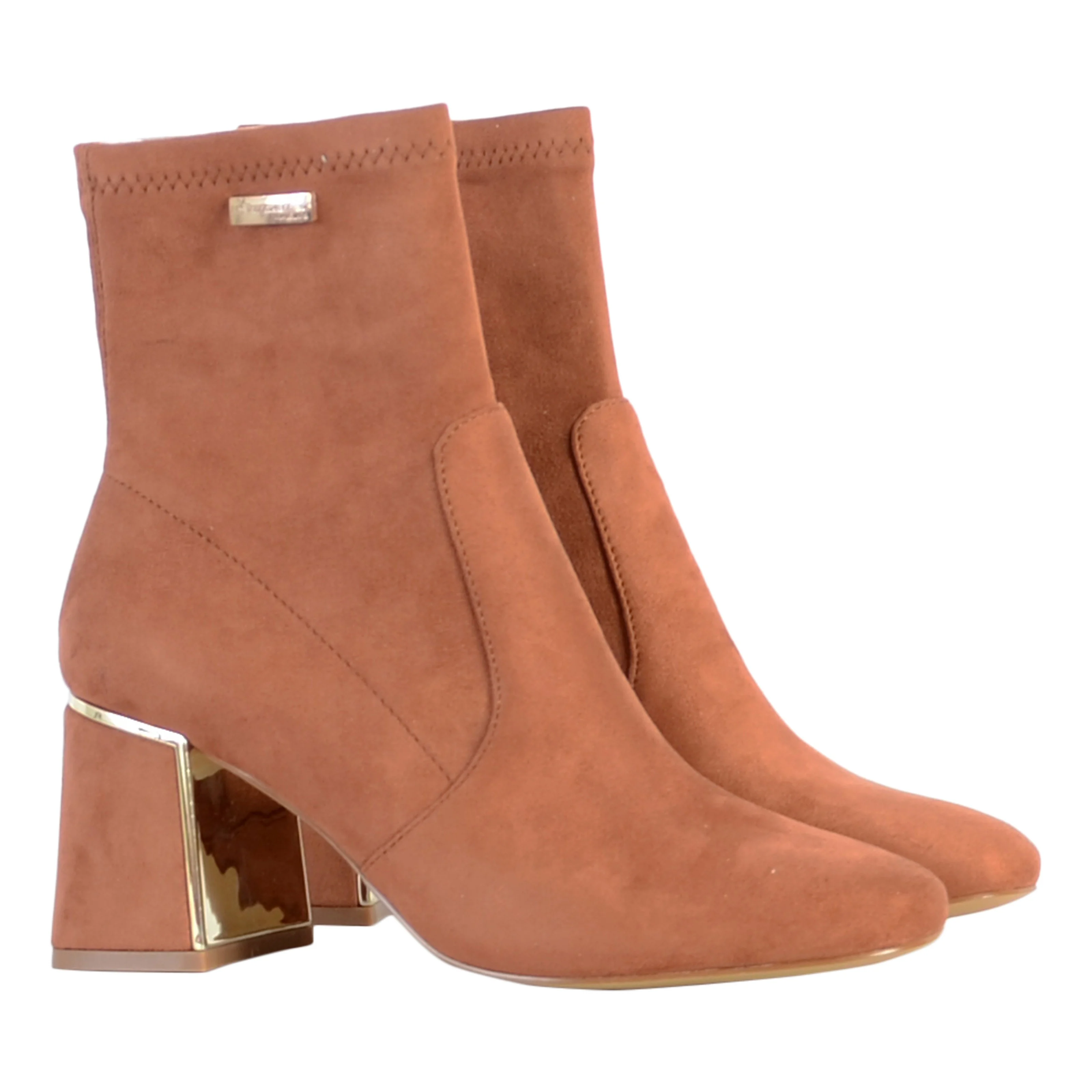 Bottines en cuir | Rouge