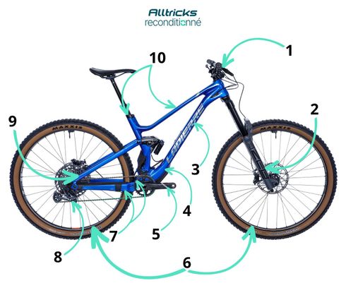 VTT Tout-Suspendu Lapierre Spicy CF Team Sram XO1 Eagle 12V 29' Bleu 2023 - Produit Reconditionné