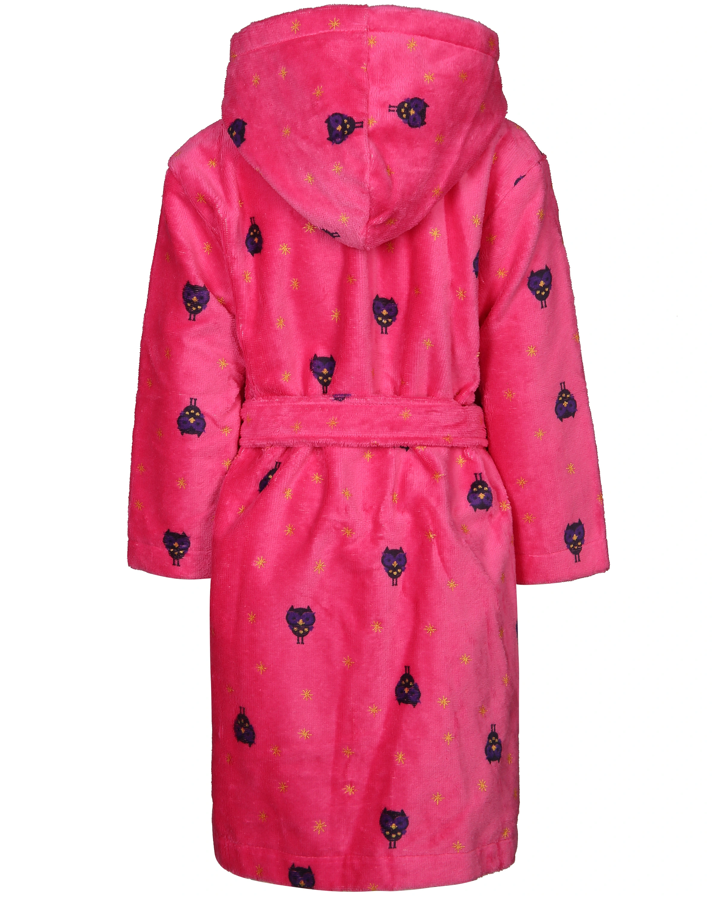 Frottee-Bademantel ZOE STERNE AOP in pink
