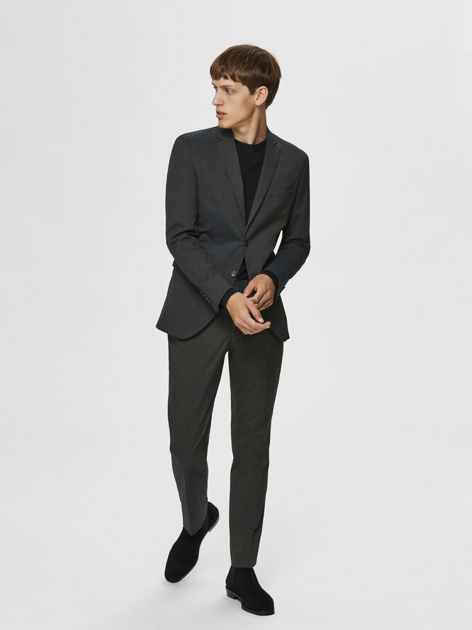 Selected Homme SLHBERG CREW NECK B NOOS Sort