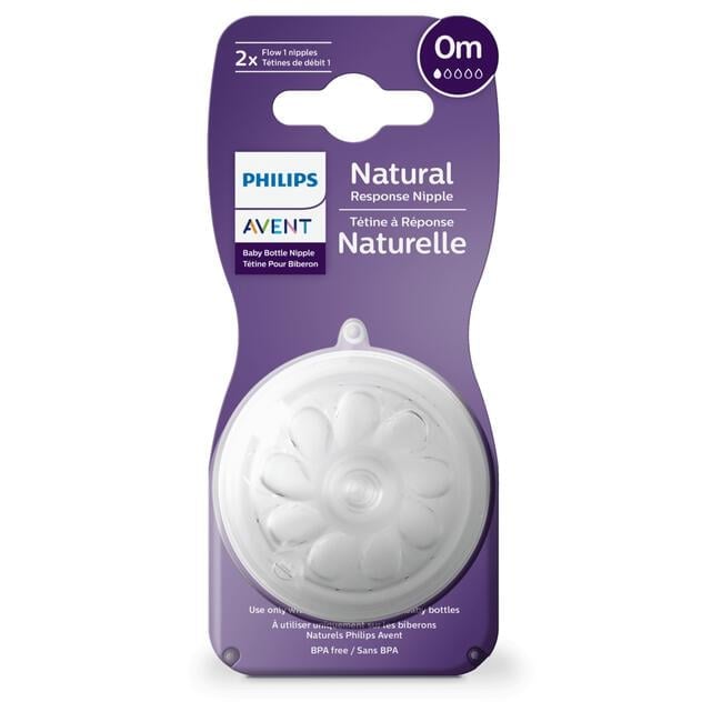 Philips Avent Natuurlijke Zuigreflex Flesspeen 2 stuks 0m SCY961/02