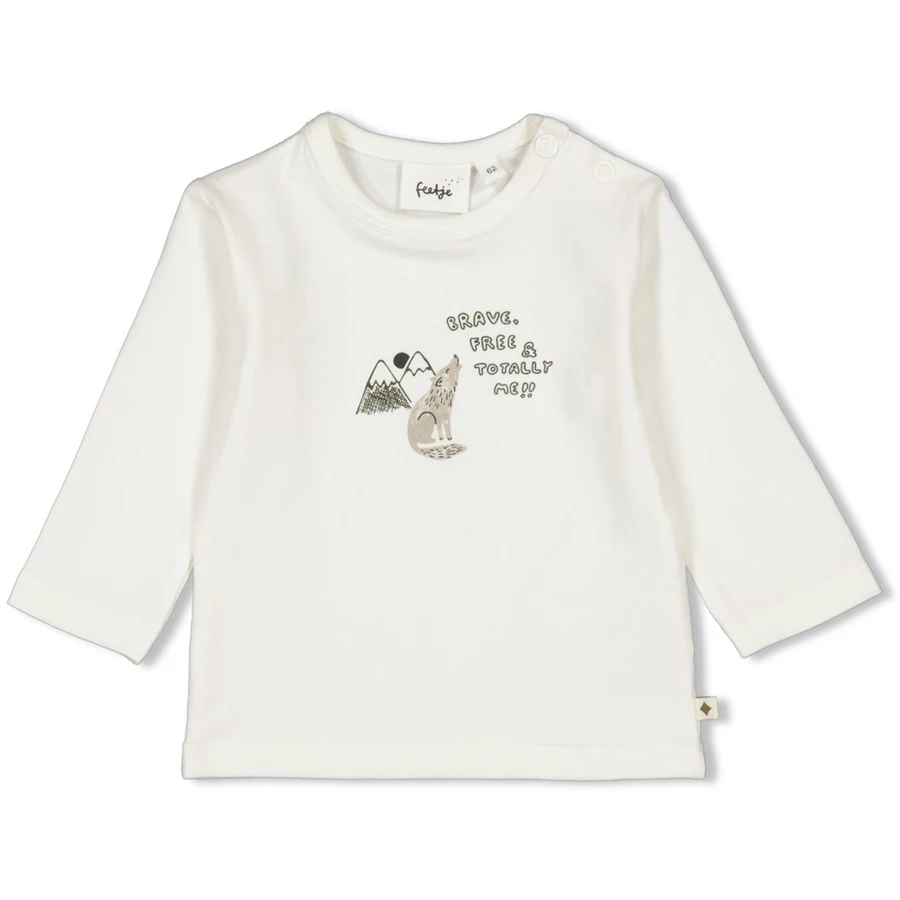 Feetje Langarmshirt Brave Natur