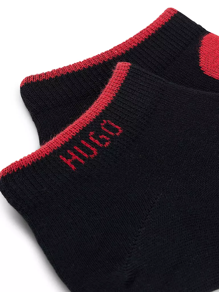 HUGO Socken 2er Pkg black schwarz