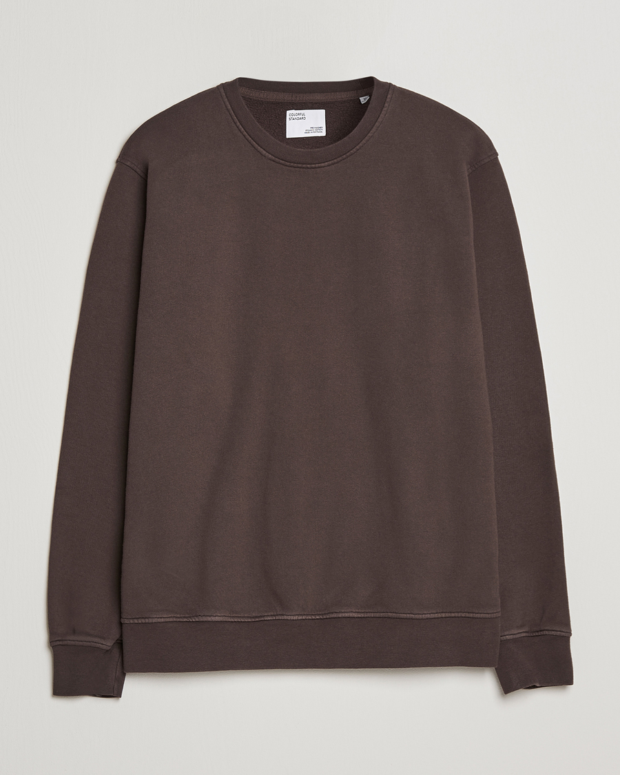 Colorful Standard Classic Organic Crew Neck Sweat Coffee Brown