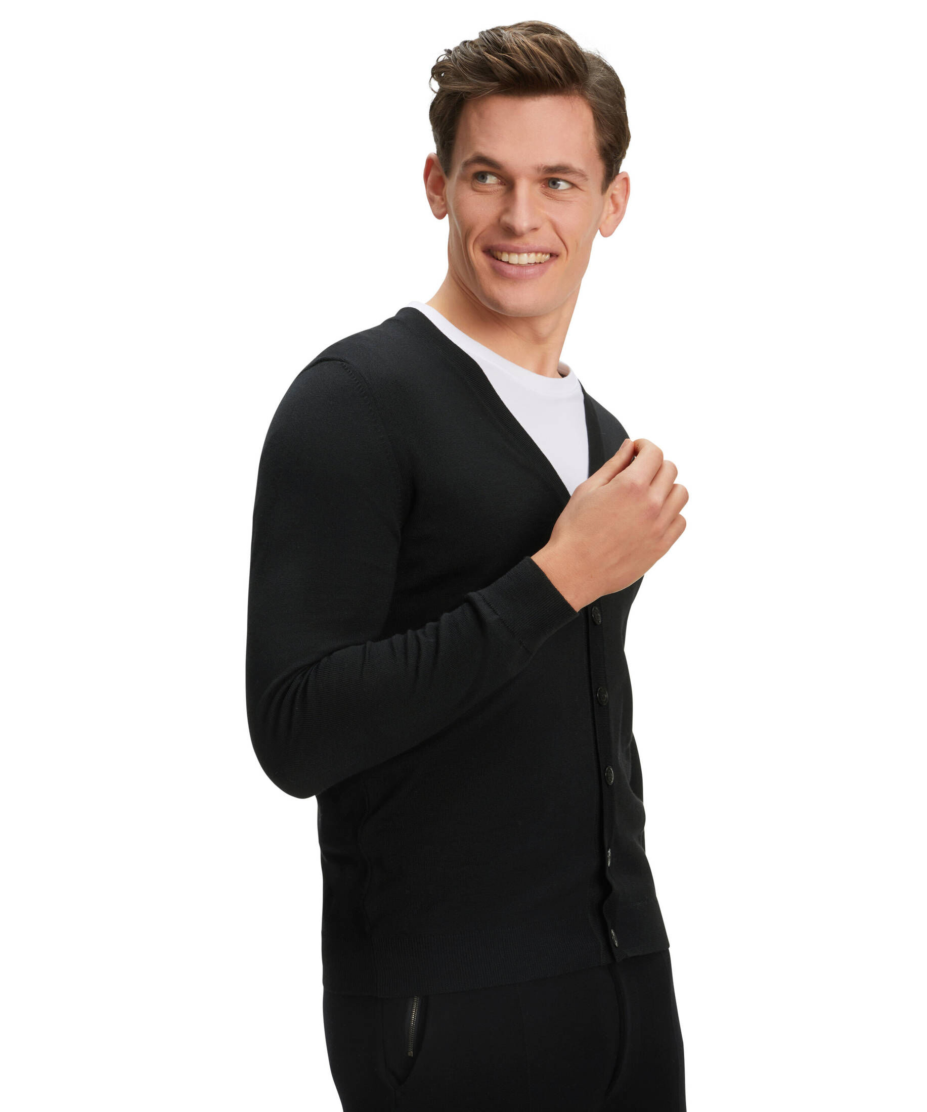 FALKE| Herren Cardigan aus Wolle