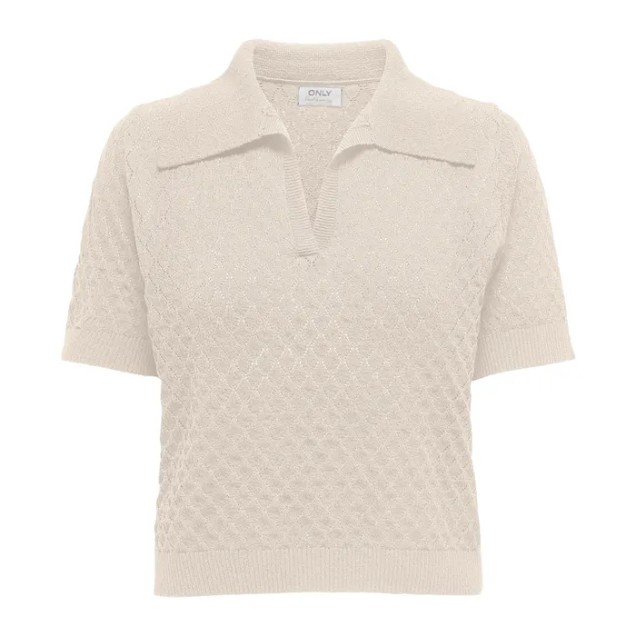 Only Cosima Structure Knit Polo Dames