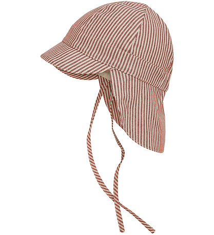 Huttelihut Schirmmütze - Stripe - Irisch Cream