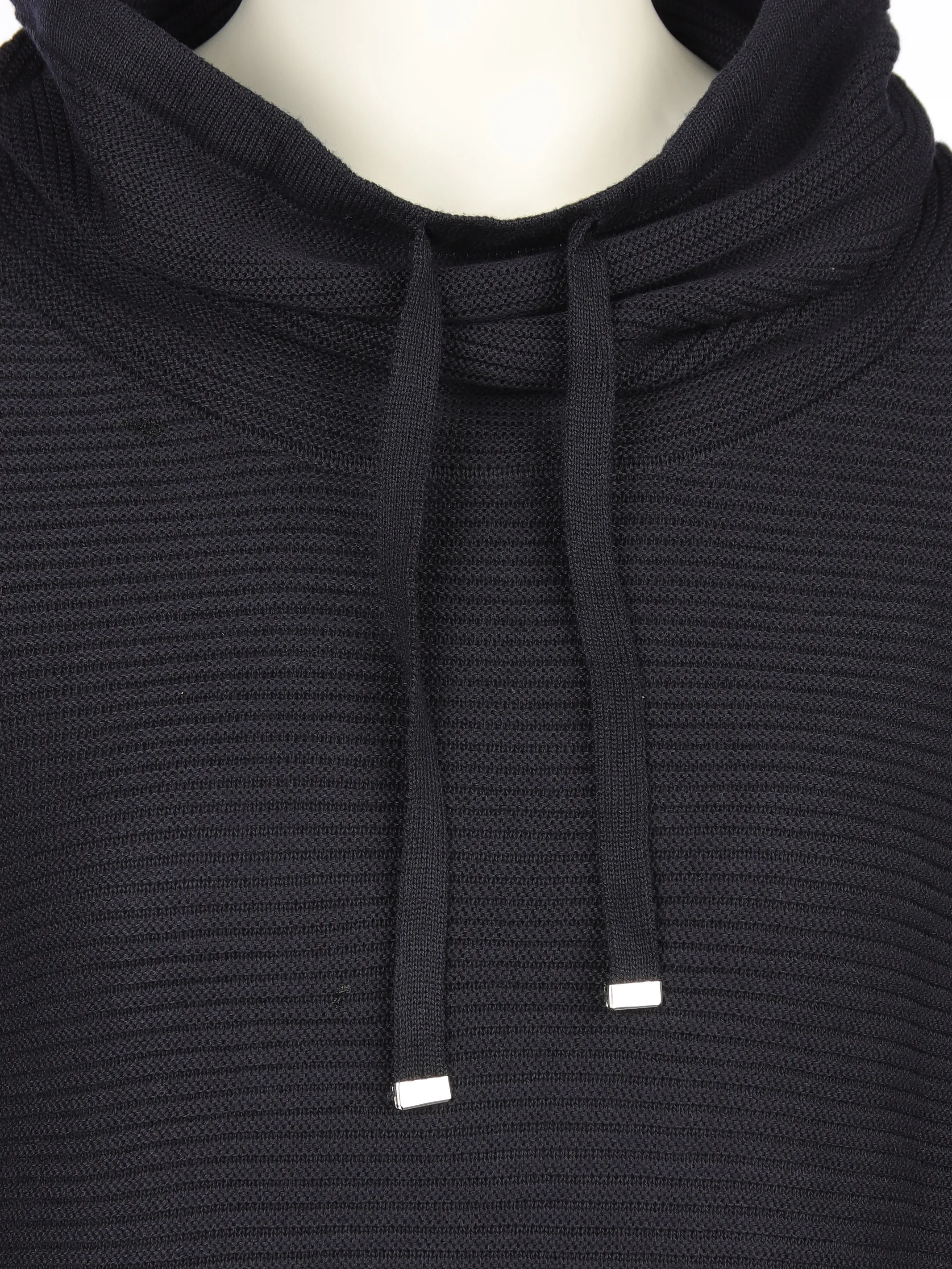Damen Strickpullover mit halsfernem Kragen