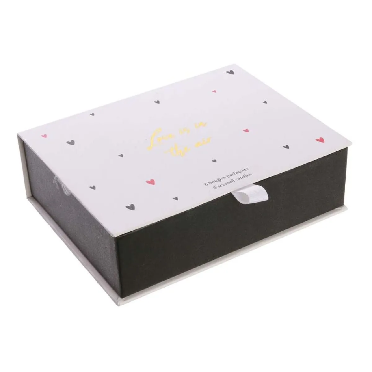 DITES LE AVEC LES MOTS Coffret 6 bougies Mots d'Amour