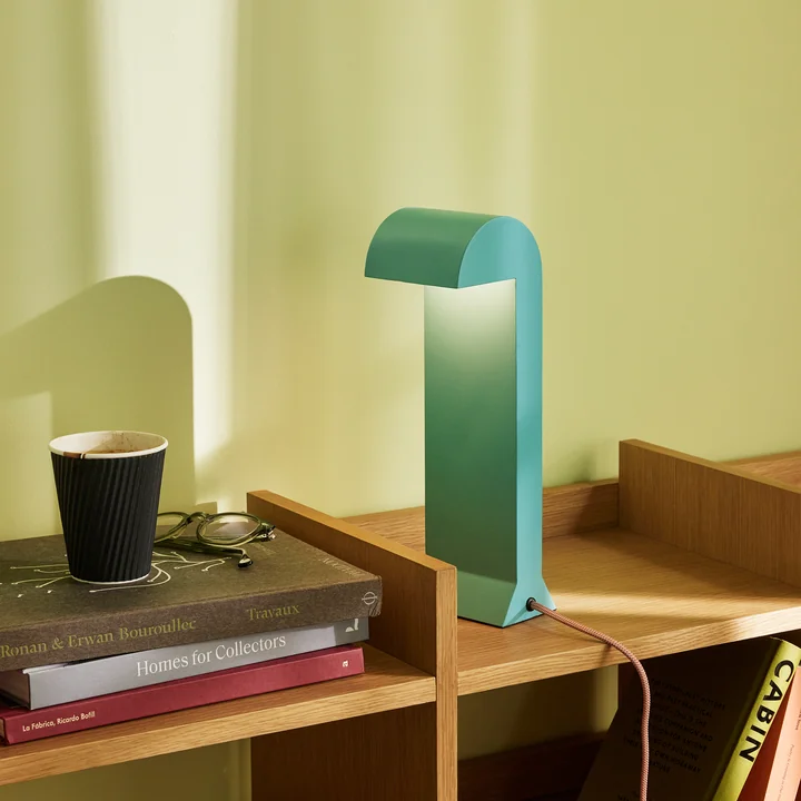 Hübsch Interior - Soothe LED Tischleuchte, hellgrau