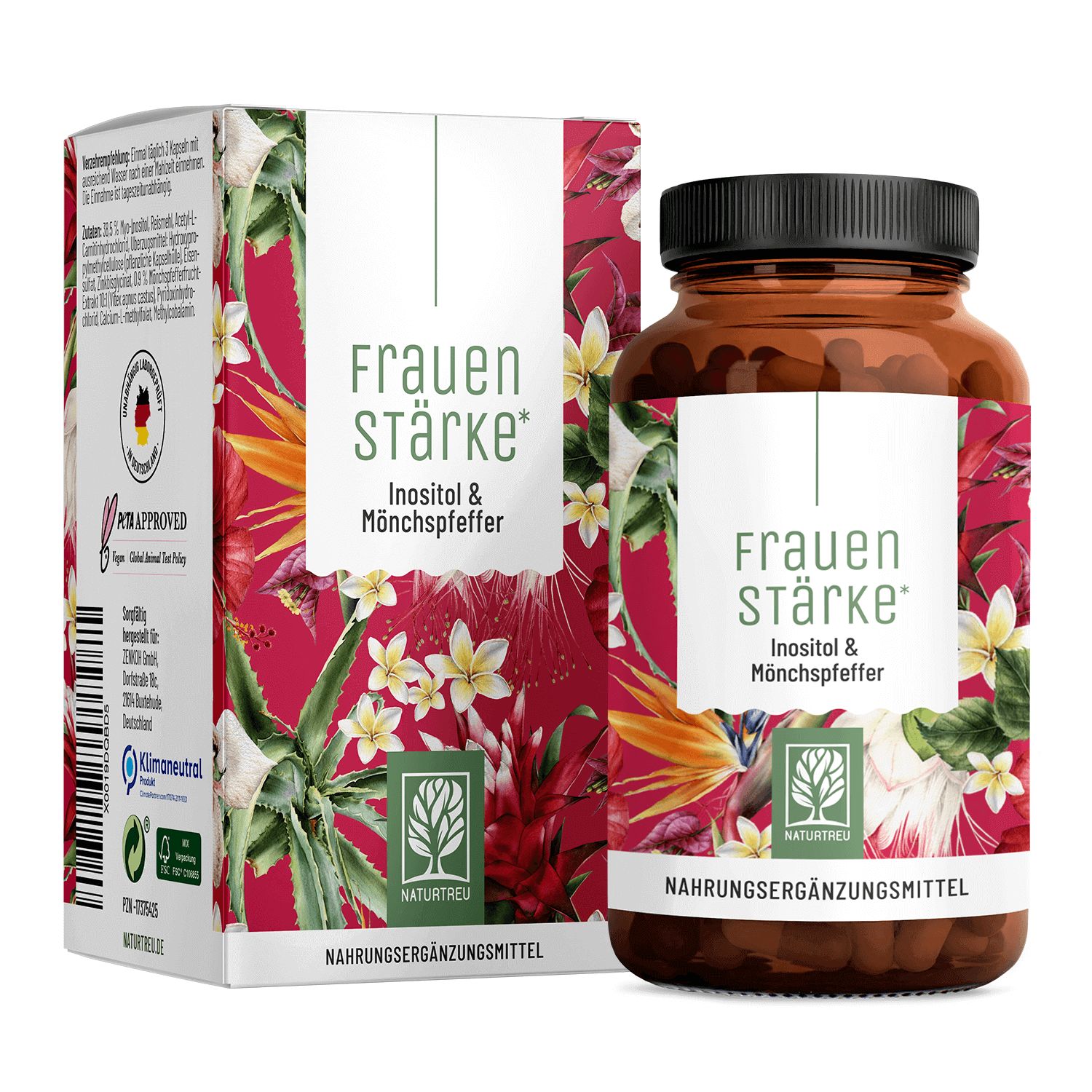 Myo Inositol Mönchspfeffer Komplex - Vitex Agnus Castus - Frauenstärke - NATURTREU®