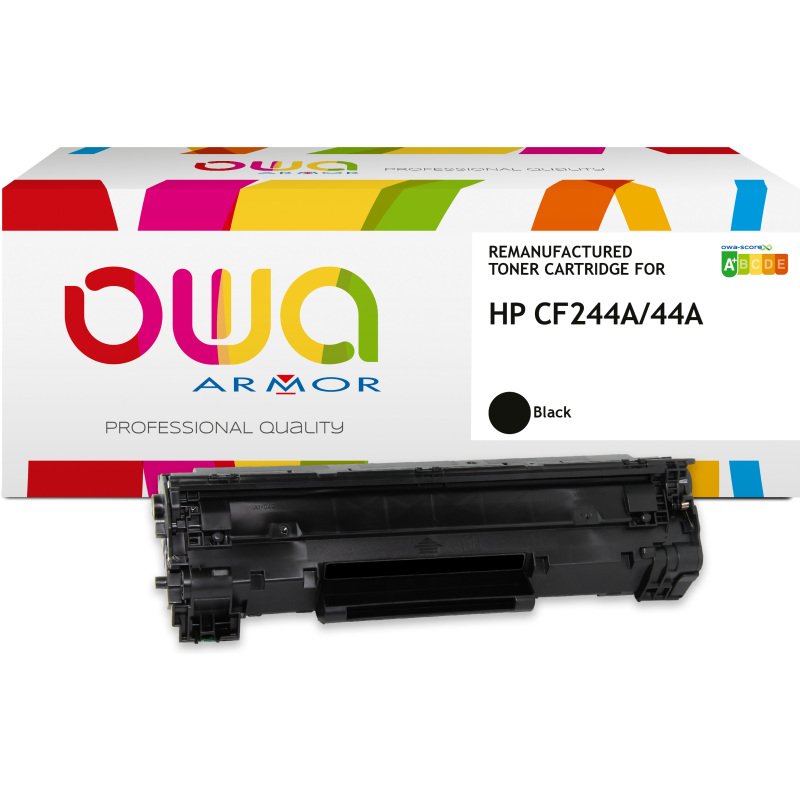 Toner remanufacturé OWA - standard - Noir - pour HP CF244A
