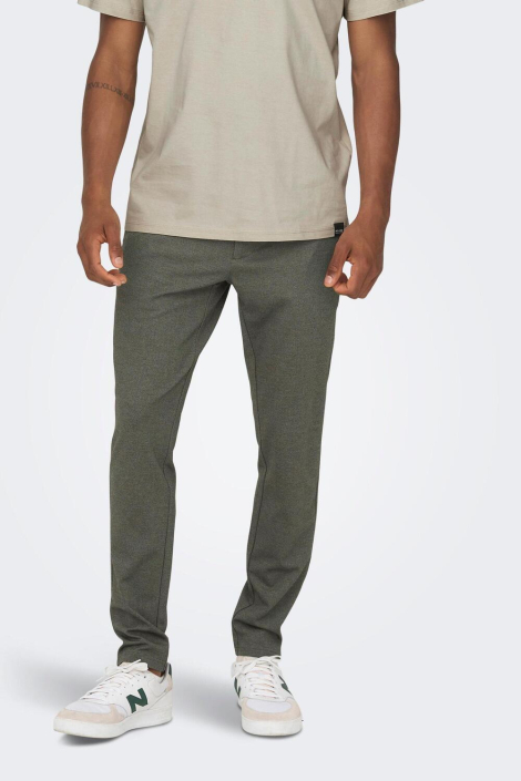 Only & Sons grijze heren broek