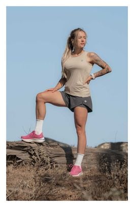 Debardeur Running Rogelli Core Femme Taupe