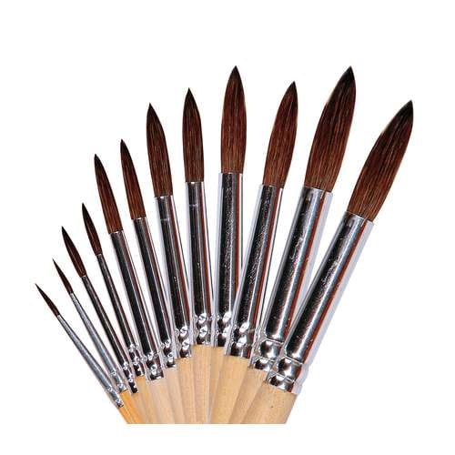 JAX® School Serie B Pinsel-Set, Ponyhaar
