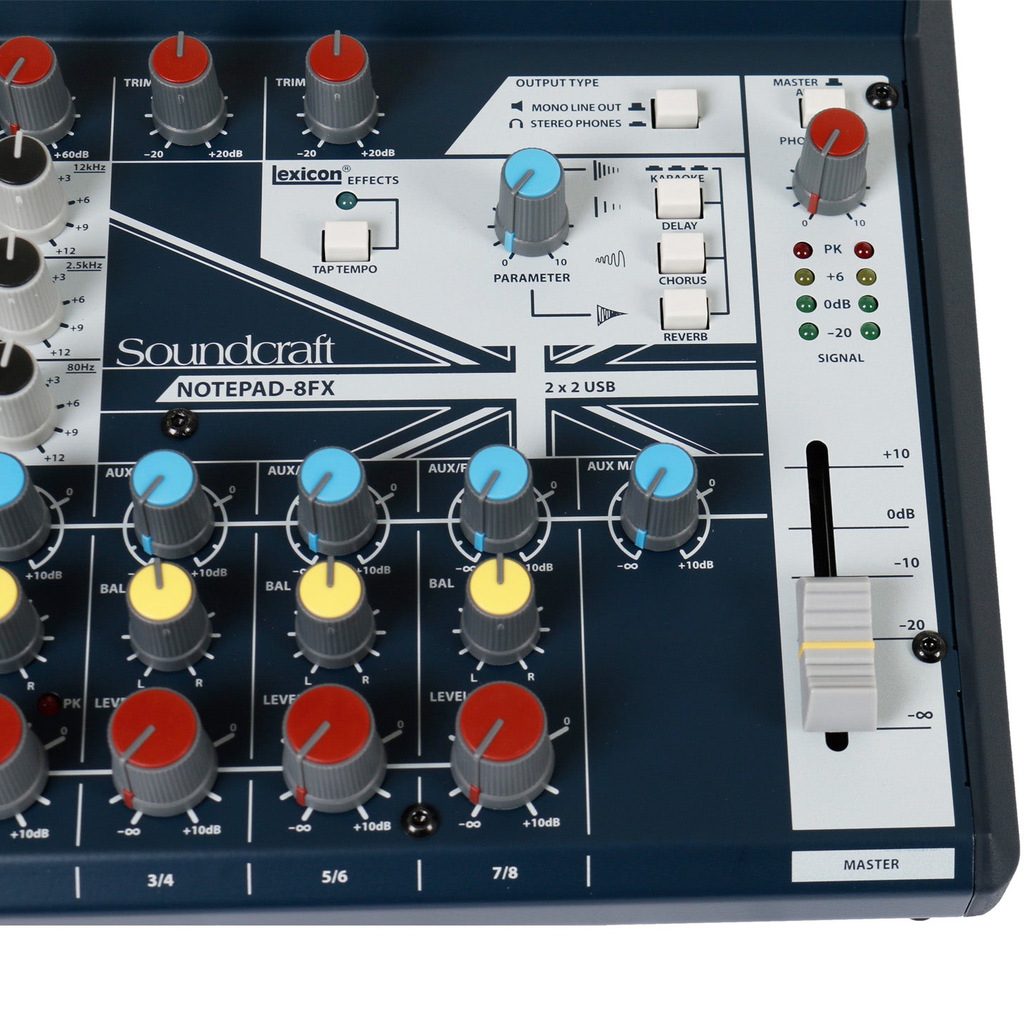 Soundcraft Notepad-8FX mengpaneel