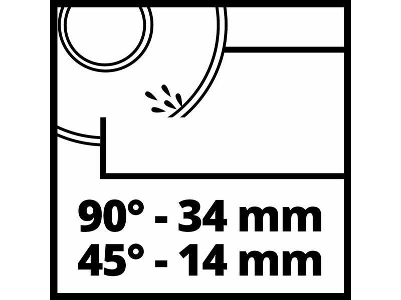 Einhell Fliesenschneidmaschine TC-TC 800 Kompakter Fliesenschneider mit robustem Edelstahltisch