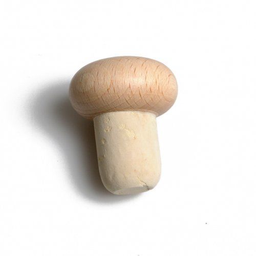 Kurk, met bolle beukenhouten knop
