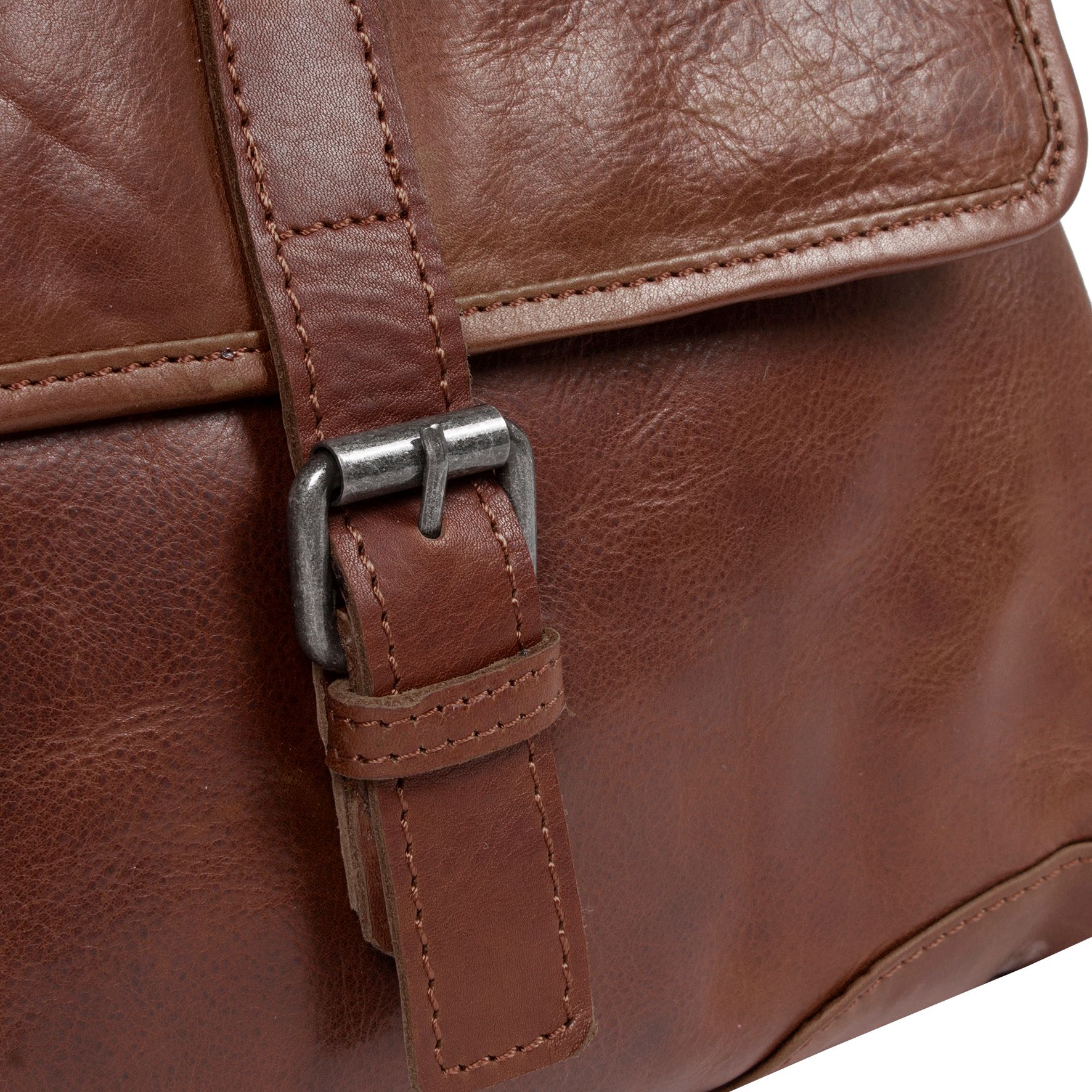Justified Mia Duffel Leren Weekendtas Bruin