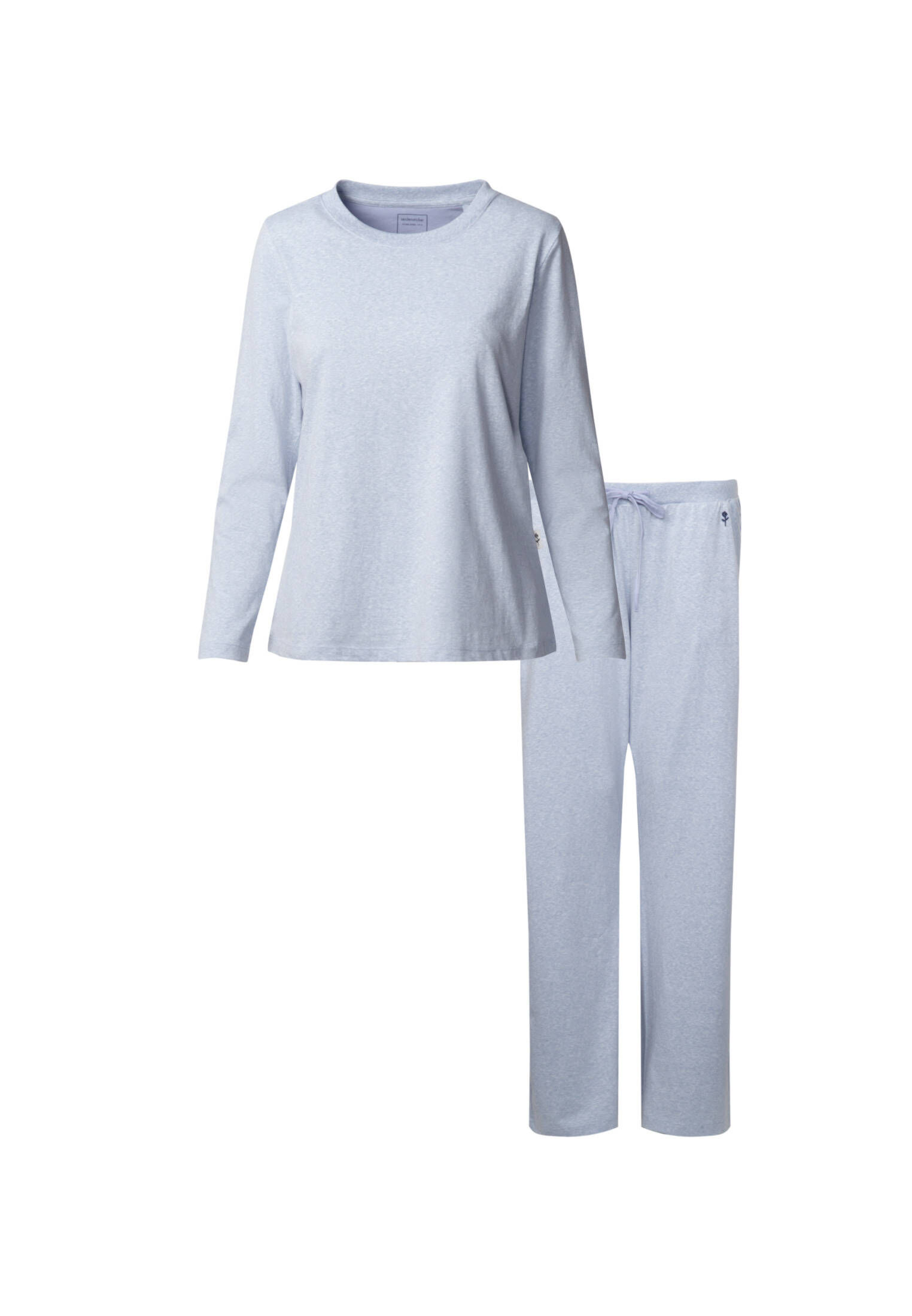 Seidensticker| Damen Pyjama Schwarze Rose