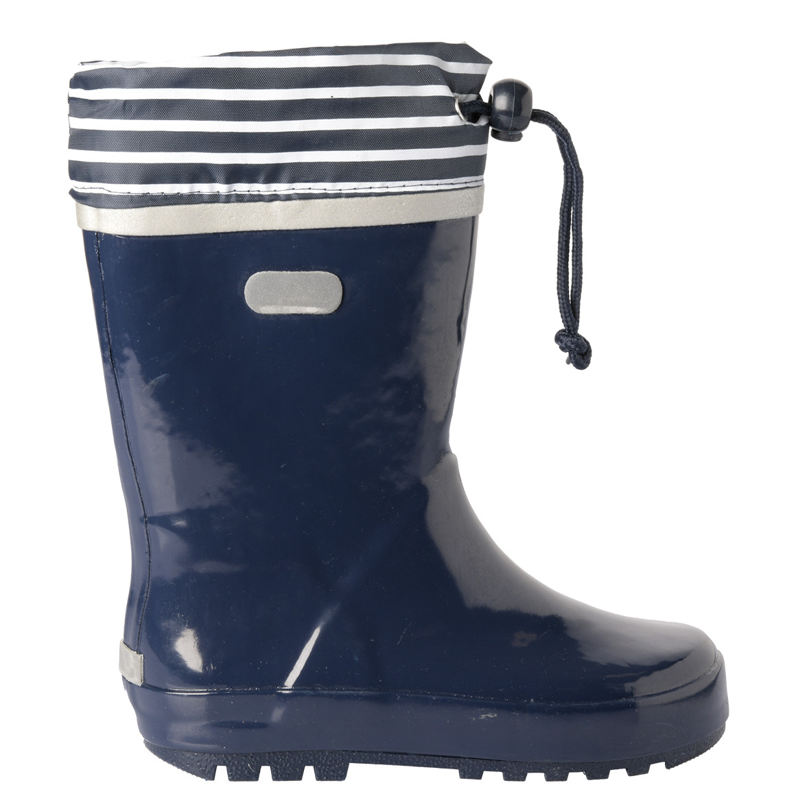 Topolino Kinder Gummistiefel mit Tunnelzug dunkelblau