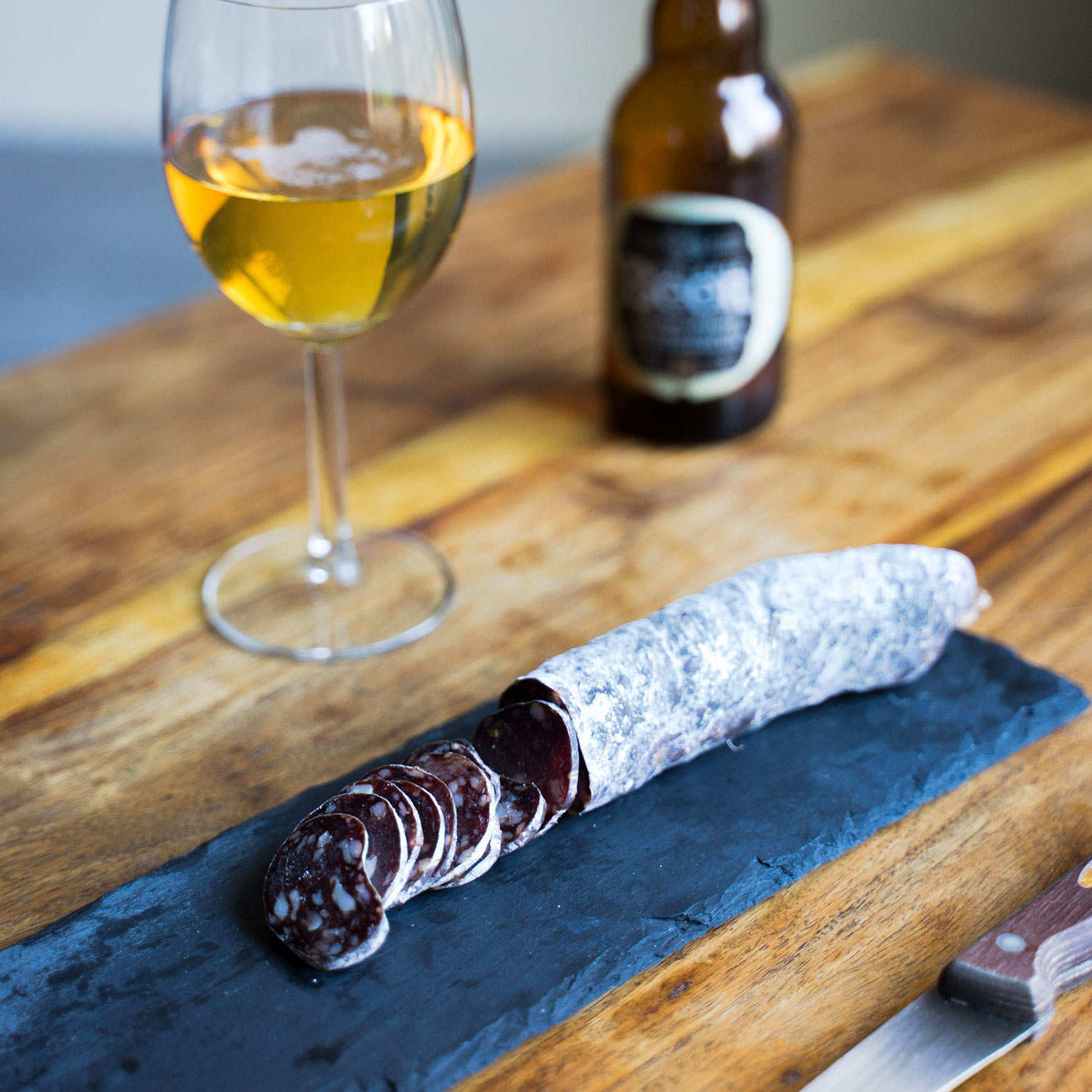 Saucisson sec de cerf nature