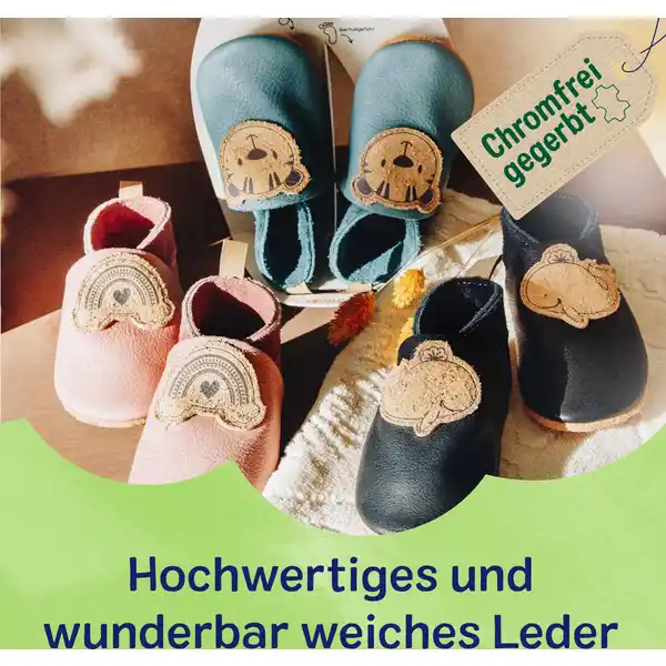 Natur-Lederschühchen Gr. 18 / 19