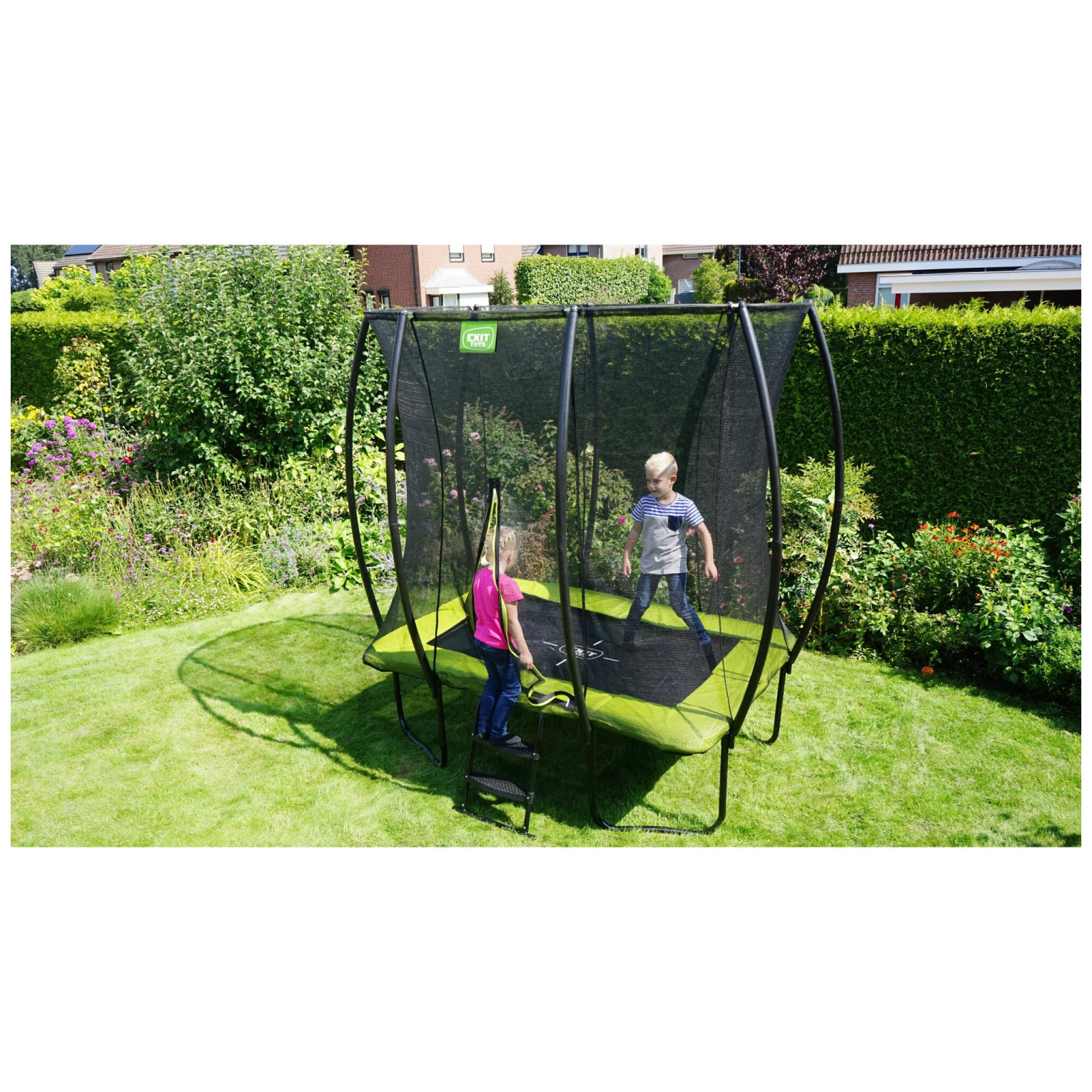 EXIT Silhouette trampoline 153x214cm - groen