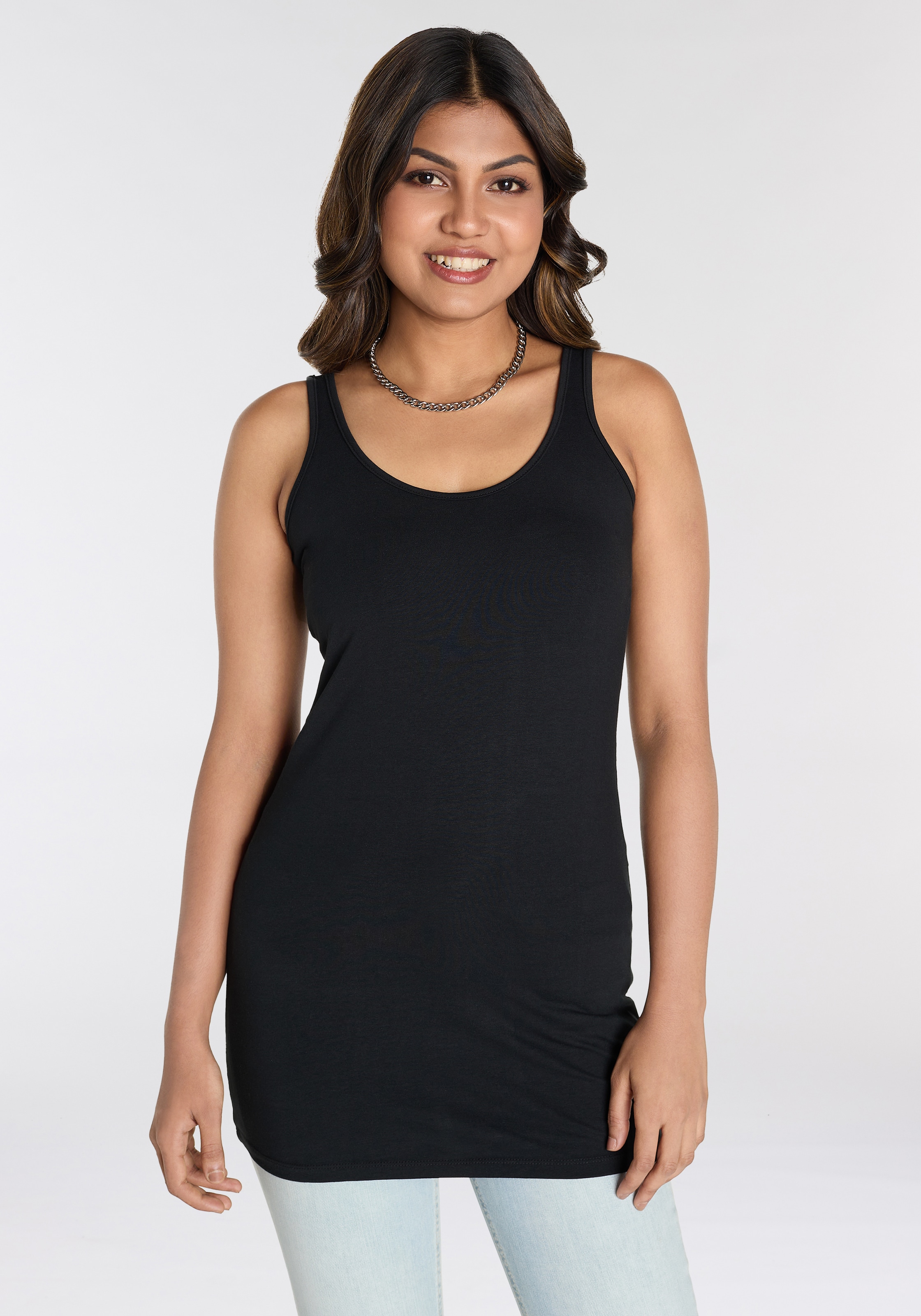 Laura Scott Longtop , mit Stretchanteil