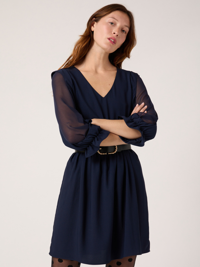 Robe unie courte