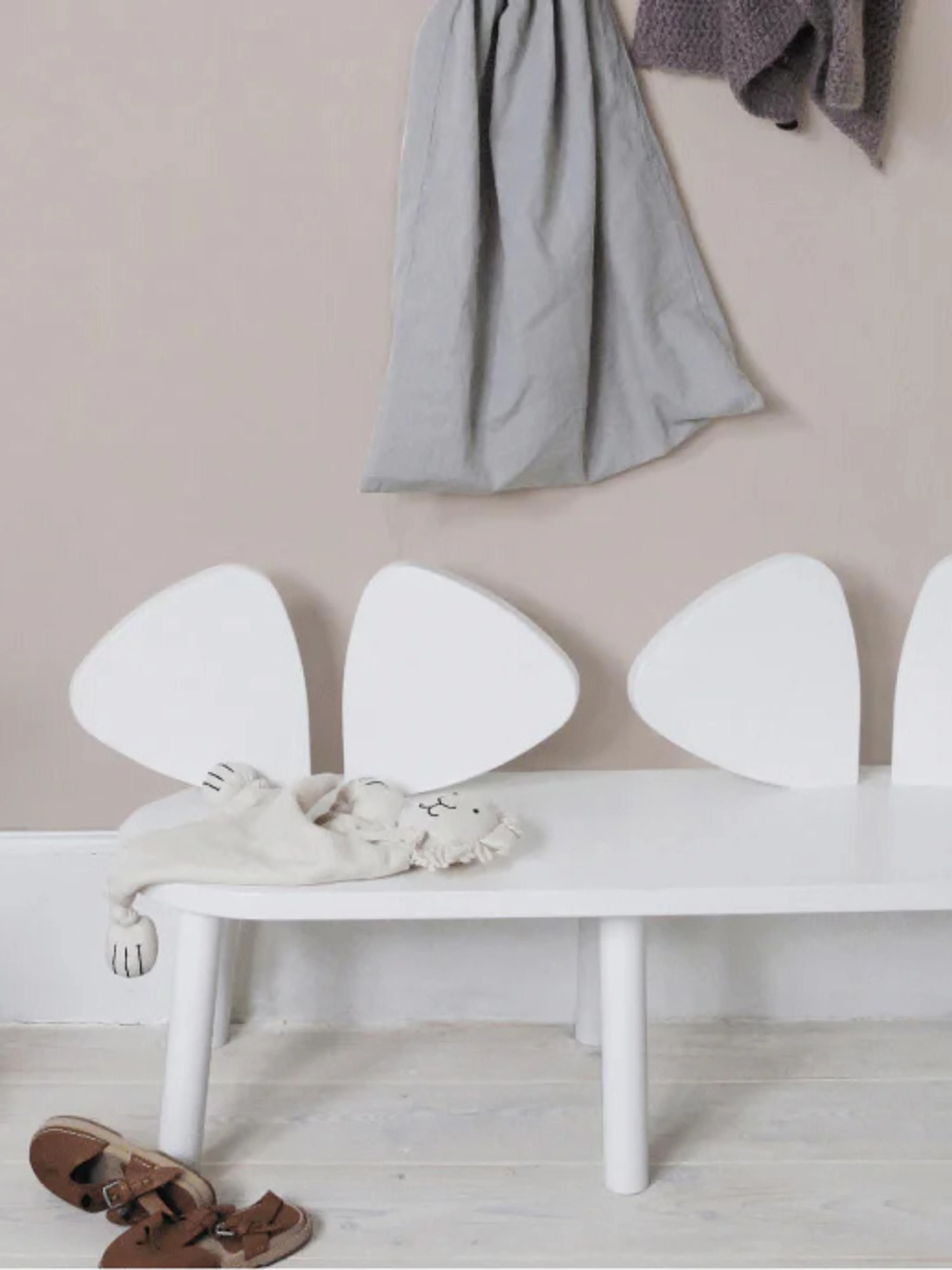 Houten kinderbank Mouse