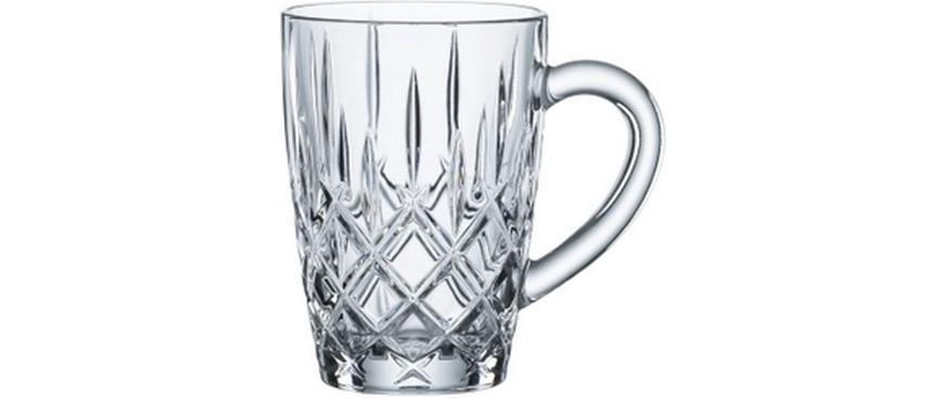 Teegläser-Set NoblesseTeegläser-Set aus Kristallglas mit elegantem Rautenmuster