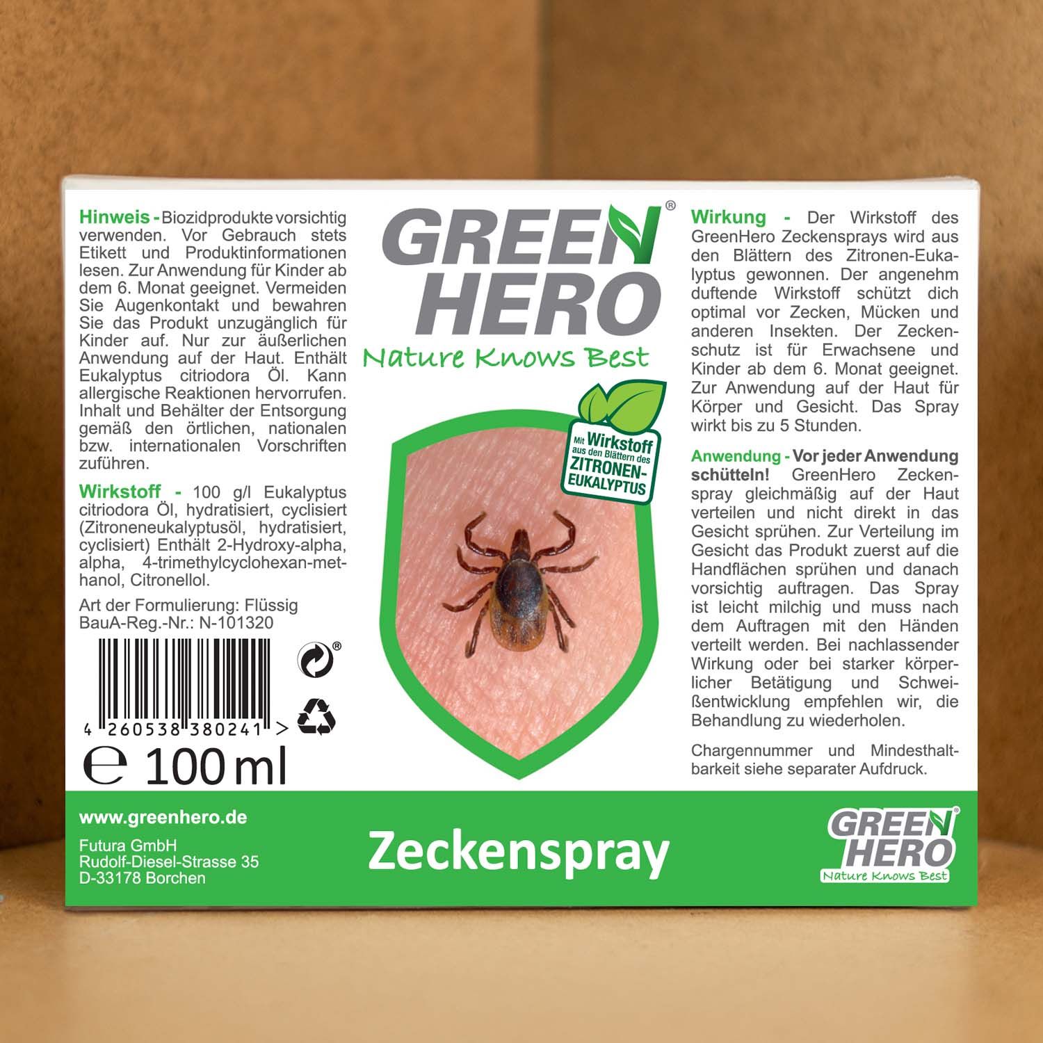 GreenHero Zeckenspray