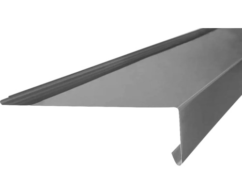 Zambelli dakrandplaat titaanzink met sponning 2000 x 180 x 0,7 mm