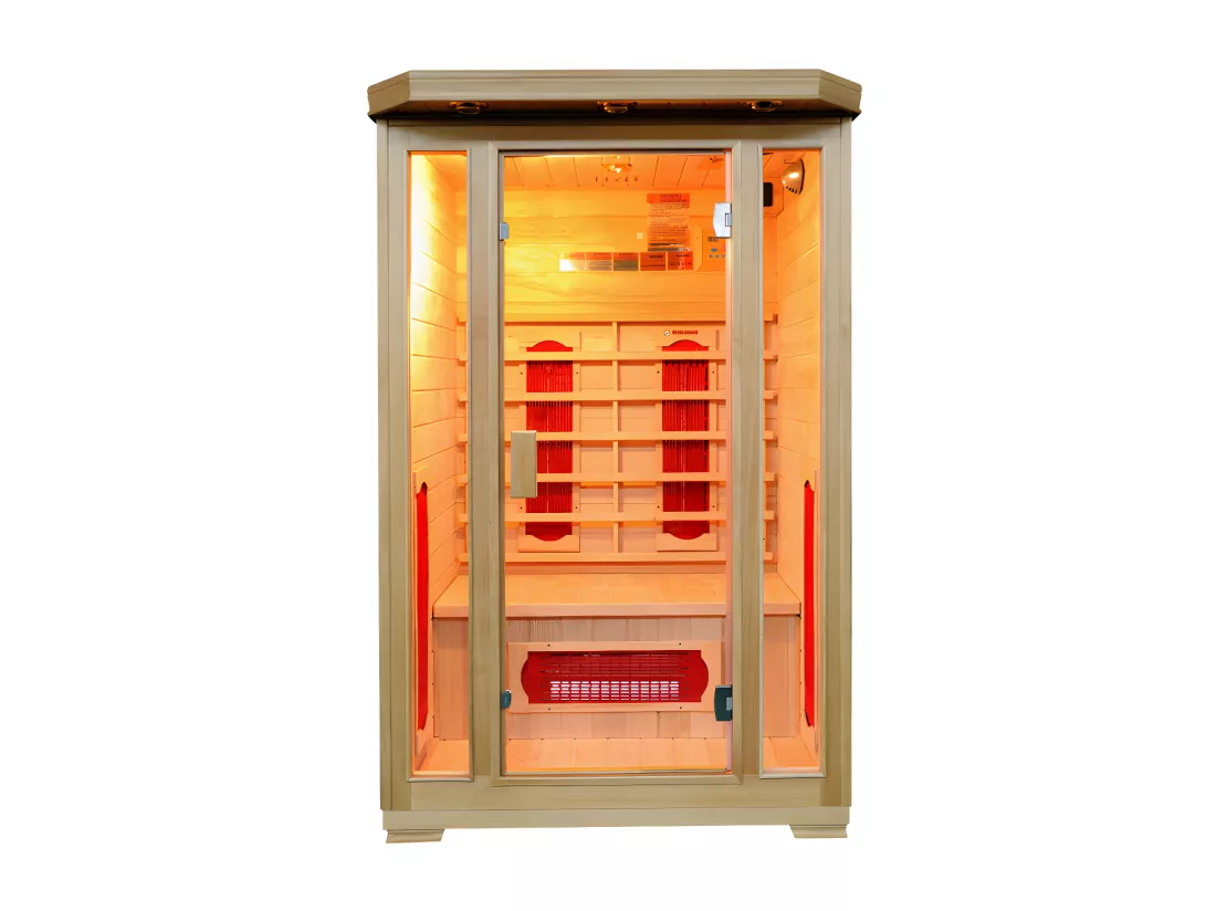 Sauna Infrarouge 2 places Gamme prestige OSLO II - L120*P105*H190cm - 1750W