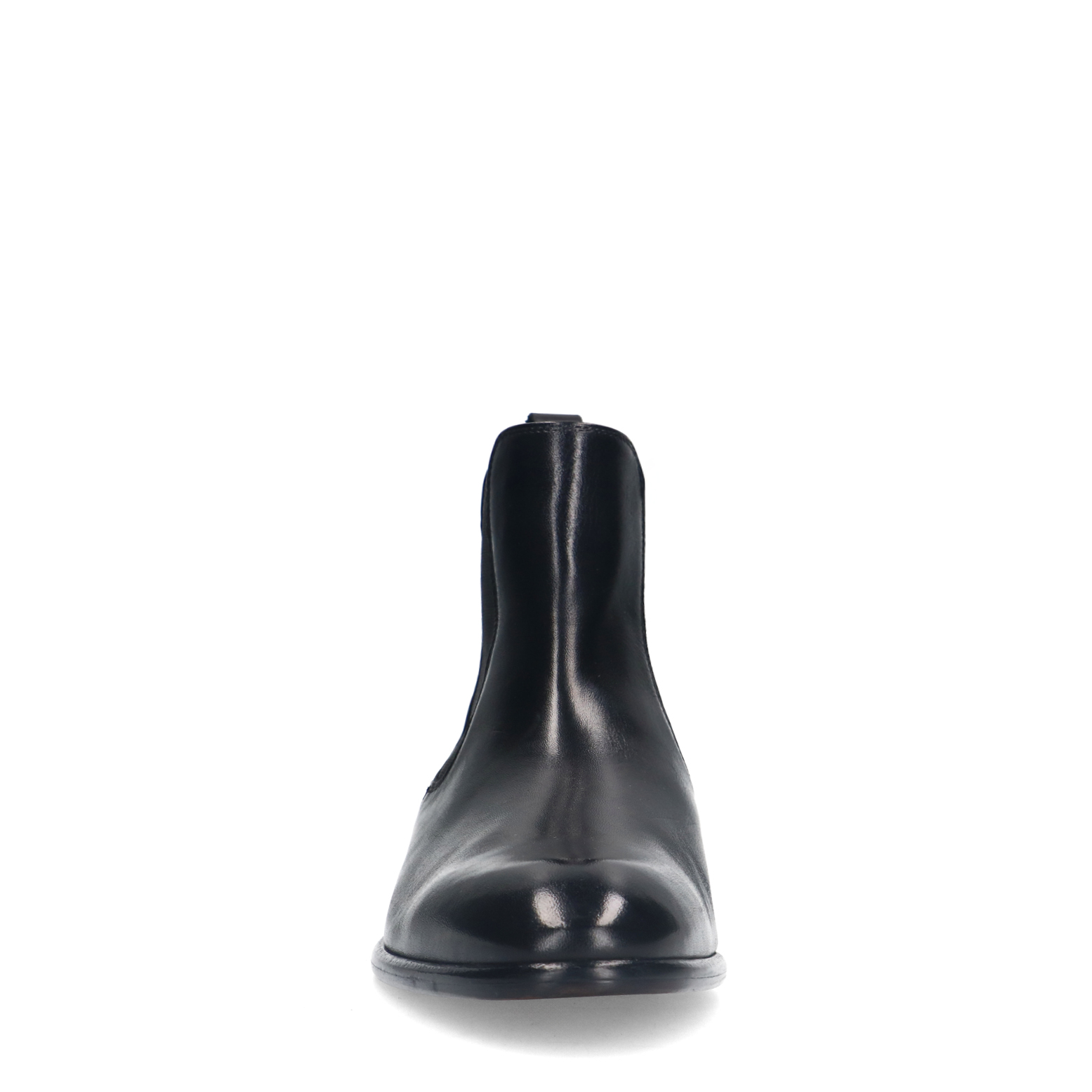 Zwarte leren chelsea boots