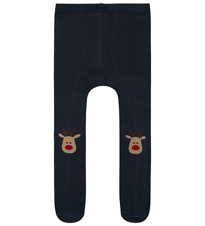 Name It trømpebukser - NmfVichristmas - 2-pak - Dark Sapphire/J