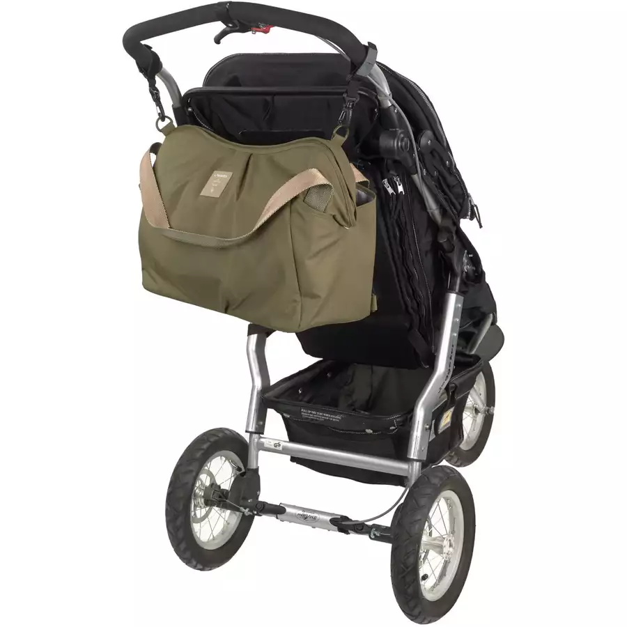 LÄSSIG Zwillingswickeltasche Green Label Twin Bag olive