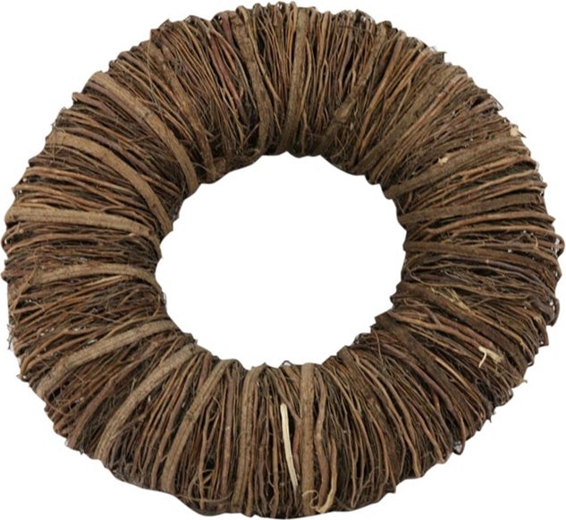 Wanddecoratie krans Mactan naturel D 25 cm
