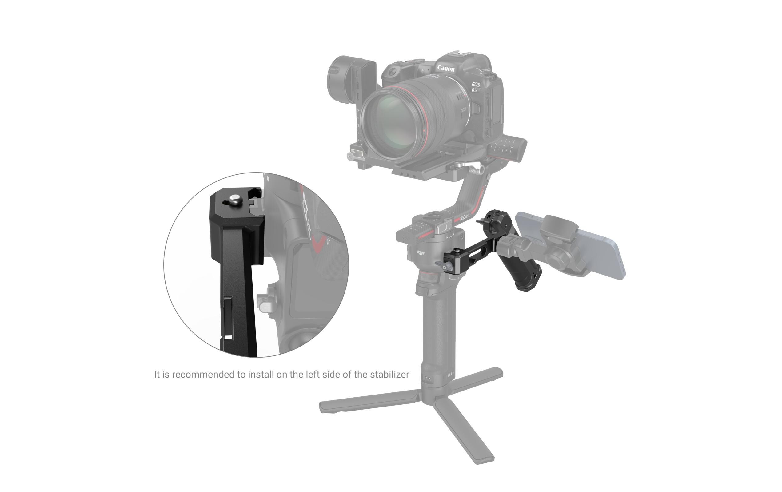 Handgrip for DJI RS 3/RS 3 ProHandgriff für Aufnahmen aus niedrigem Winkel