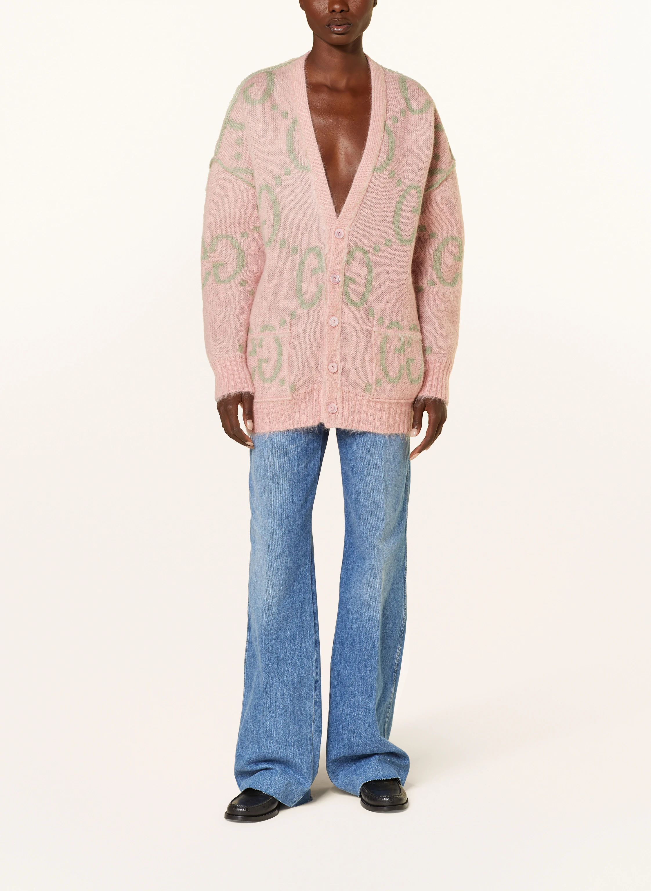 GUCCI Oversized-Strickjacke GG zum Wenden