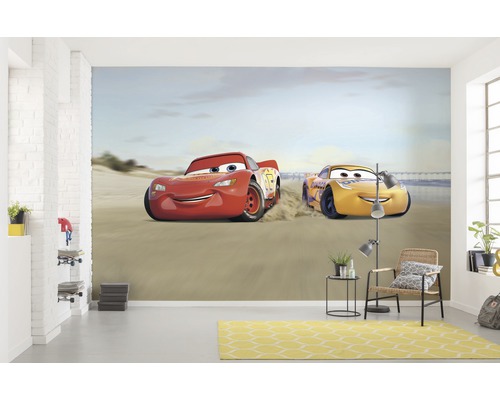 Fotobehangpapier 8-4100 Disney Edition 4 Cars Beach Race 8-delige set 368 x 254 cm