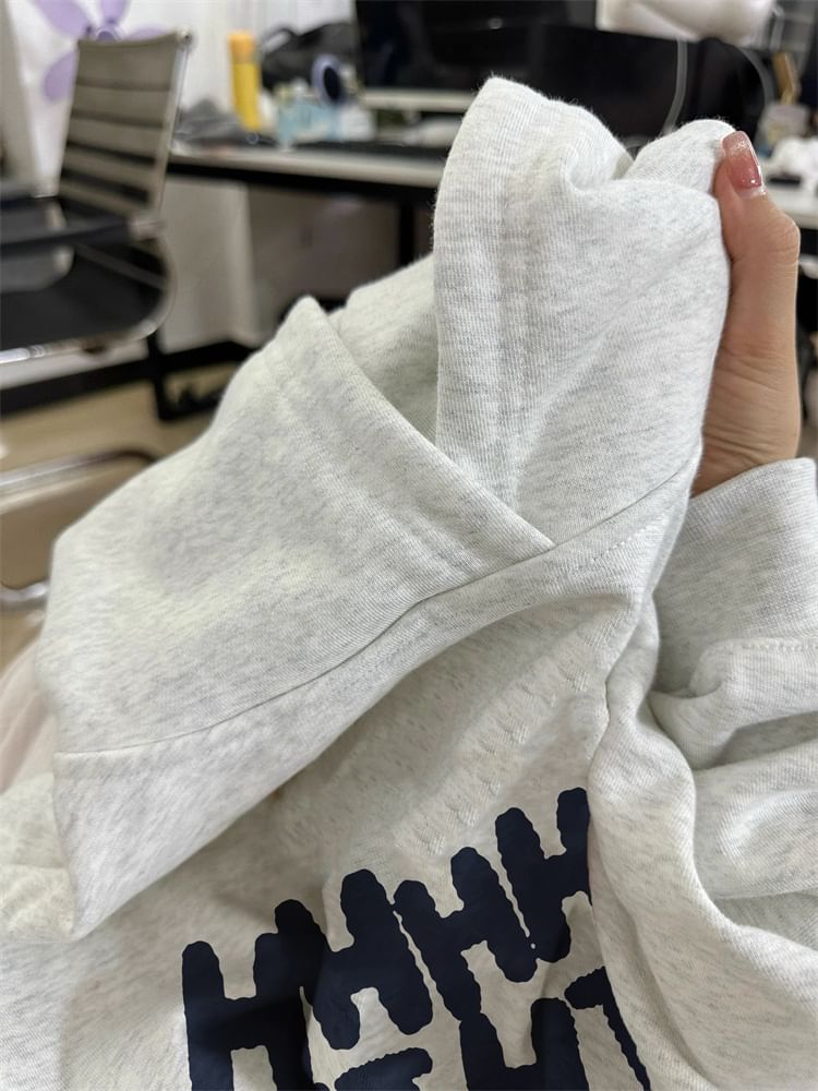 Alhambra - Losse hoodie met letters